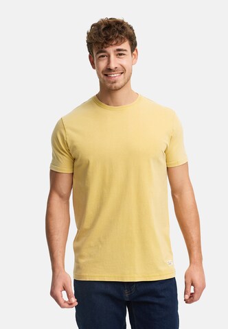 T-Shirt ' INHerbst ' INDICODE JEANS en jaune : devant