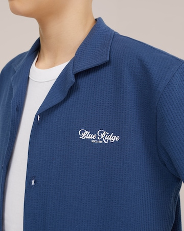WE Fashion Comfort Fit Hemd in Blau