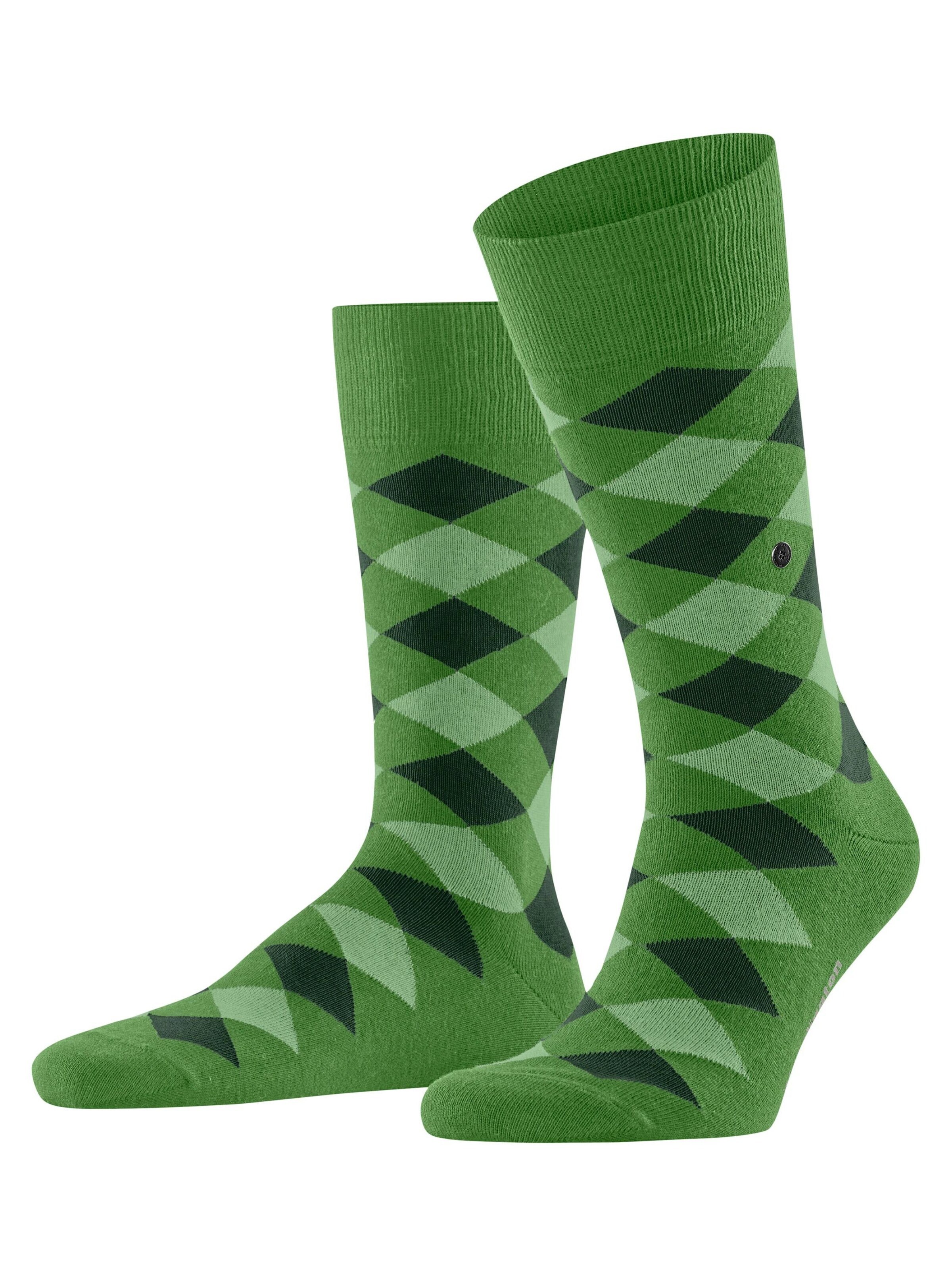 BURLINGTON Socken 'Danny'‌‌‌ in Grün: Vorderseite