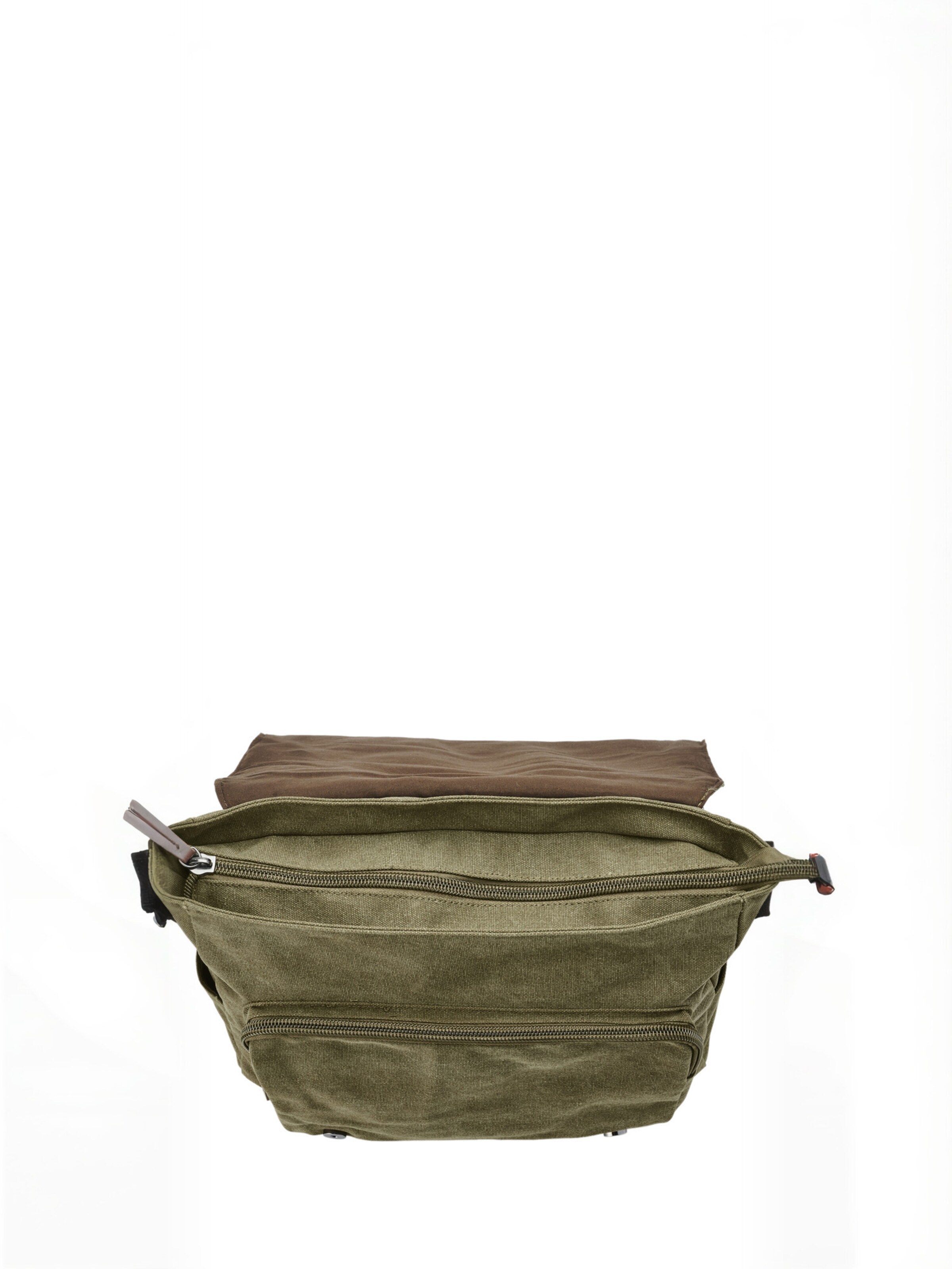 Borsa a tracolla ' Wanderer ' di Trendhim in verde: superiore