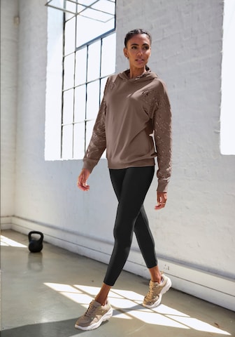 LASCANA ACTIVE Sweatshirt in Braun
