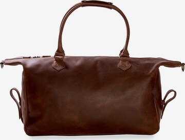 Buckle & Seam Reisetasche 'Linwood' in Braun