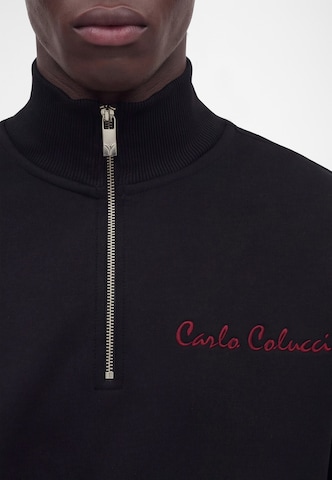 Carlo Colucci Sweatshirt i sort