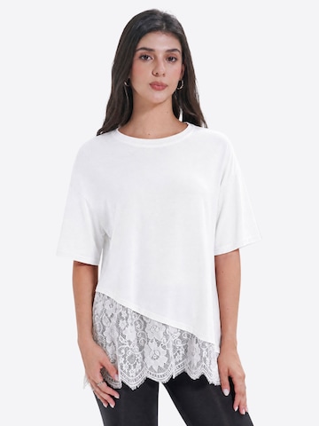 Maglietta di Imily Bela in bianco: frontale