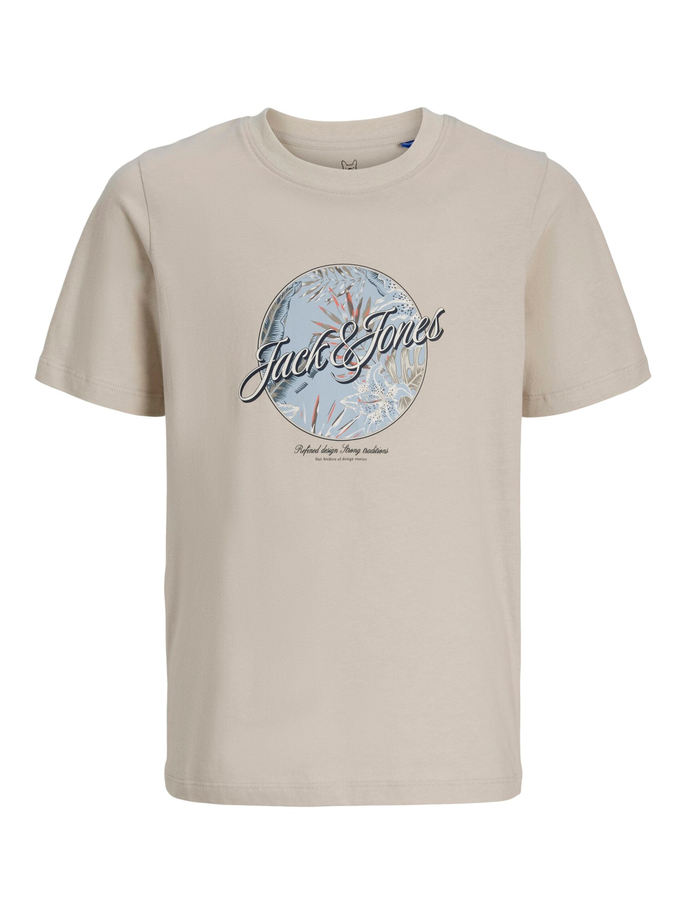 JACK & JONES Shirt in Beige: front