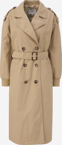 s.Oliver Between-Seasons Coat in Beige: front