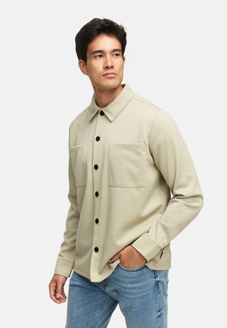 INDICODE JEANS Regular fit Overhemd 'Yuno' in Beige