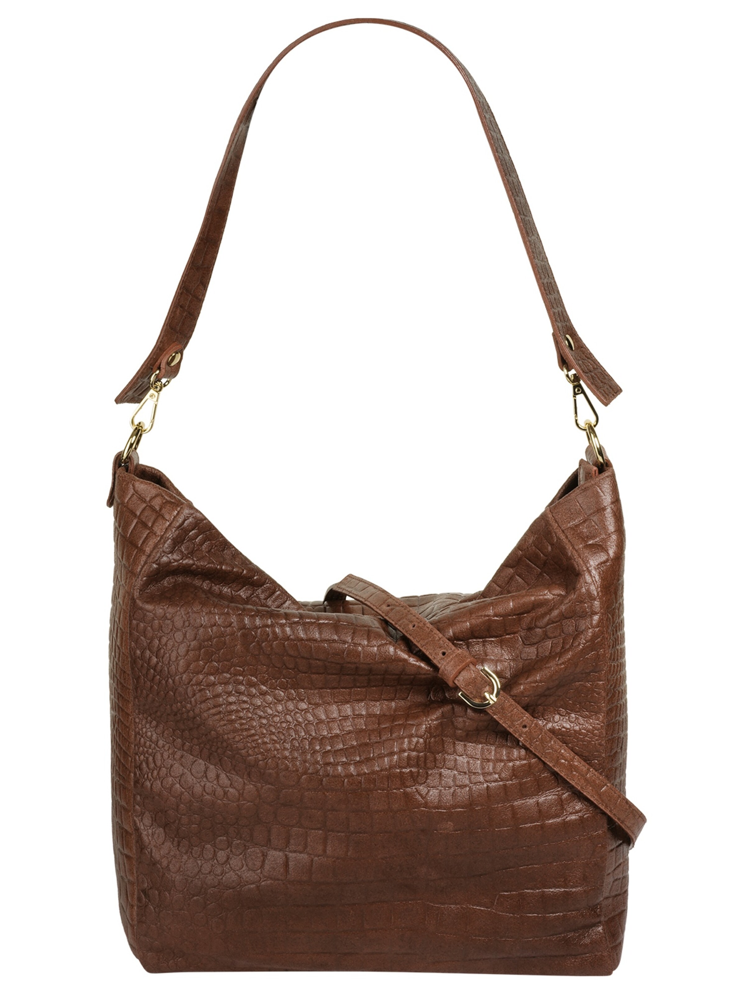 Cabas Samantha Look en marron : devant