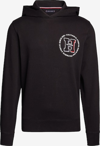 TOMMY HILFIGER Sweatshirt in Black: front