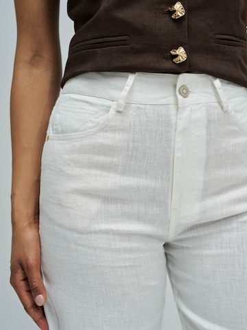Salsa Jeans Wide leg Chino trousers in White