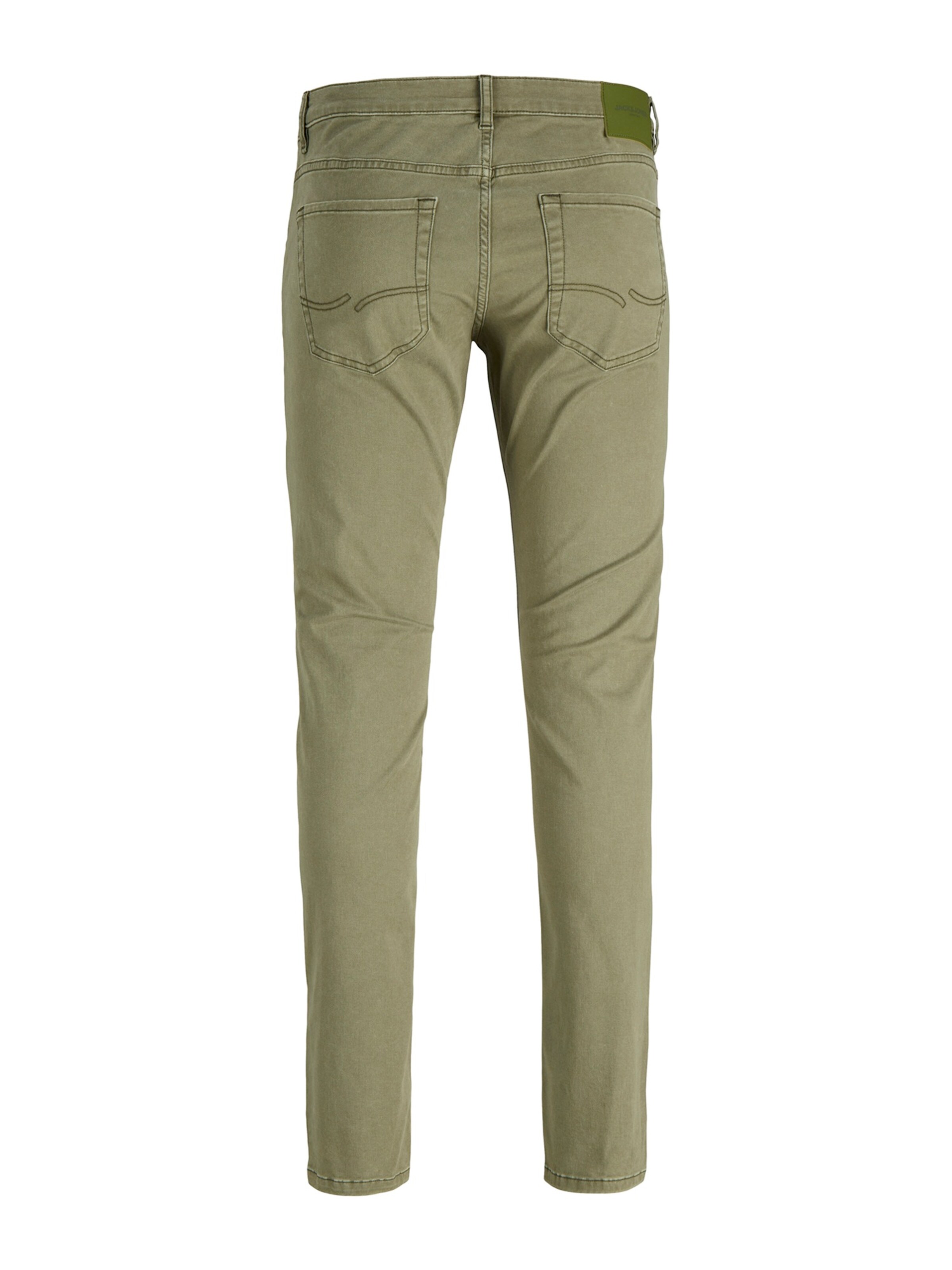 JACK & JONES Slimfit Hlače 'JPSTGLENN GROVE' | zelena barva