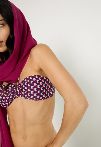 Bandeau Bikini LSCN by LASCANA en rouge