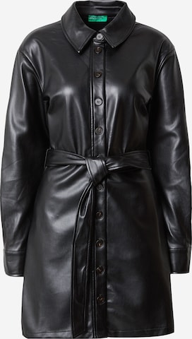 Robe-chemise UNITED COLORS OF BENETTON en noir : devant