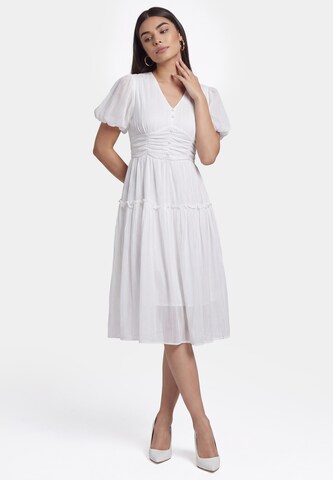 faina - Vestido em branco: frente