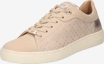 Baskets basses bugatti en beige : devant