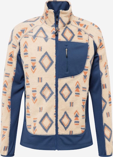 ICEPEAK Athletic fleece jacket in Navy / Brown / Cappuccino, Item view