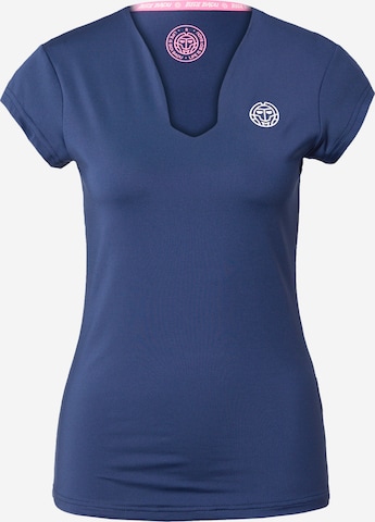 BIDI BADU Performance Shirt in Blue: front