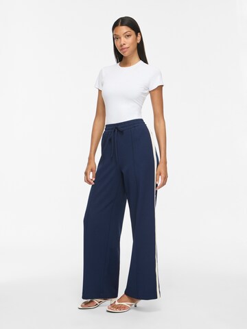 VILA Wide leg Broek 'VICLUA' in Blauw