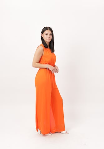 Elara Jumpsuit in Orange