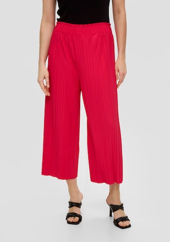 s.Oliver BLACK LABEL Boot cut Trousers in Pink