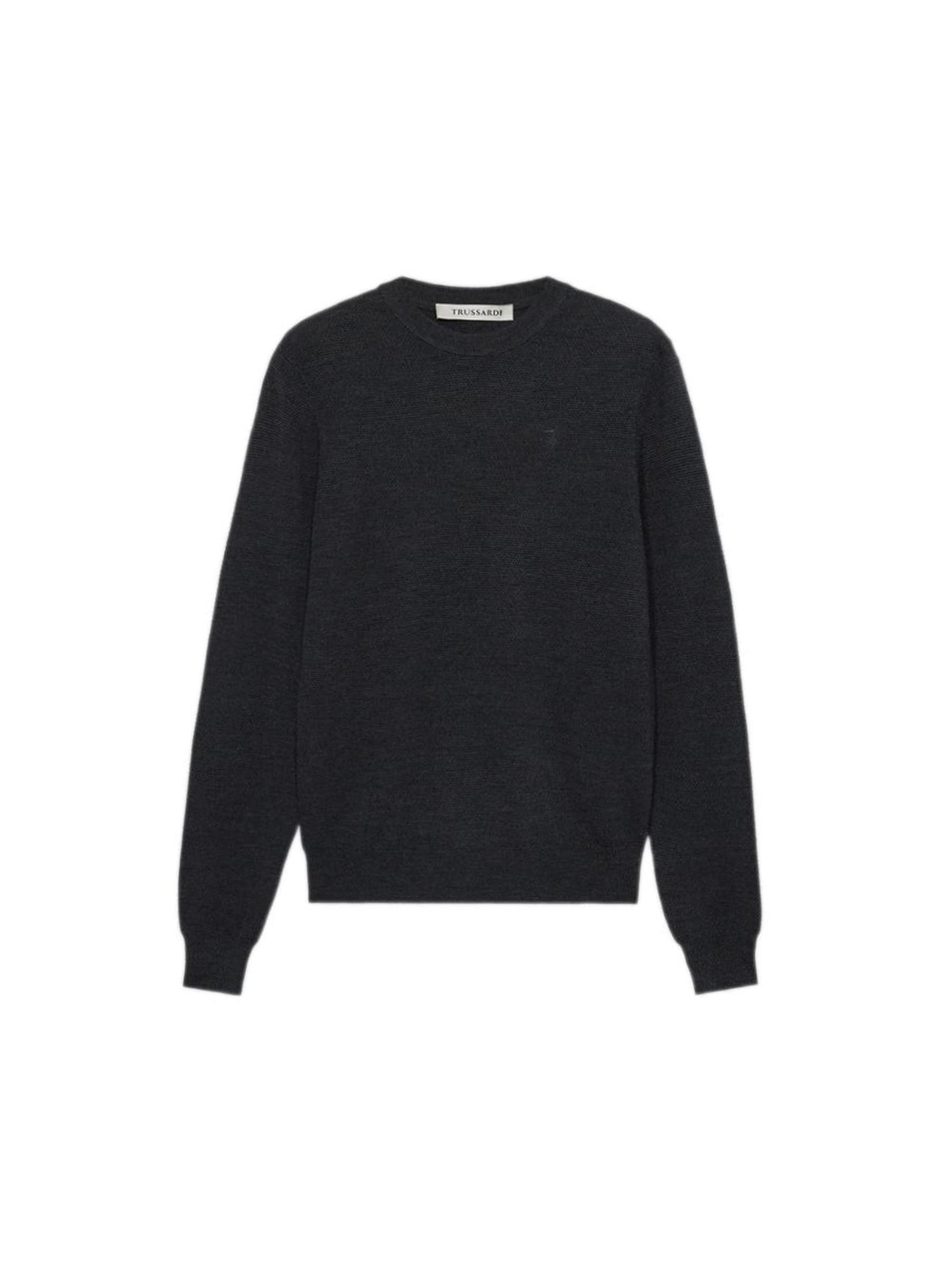 Pull-over Trussardi en gris : devant