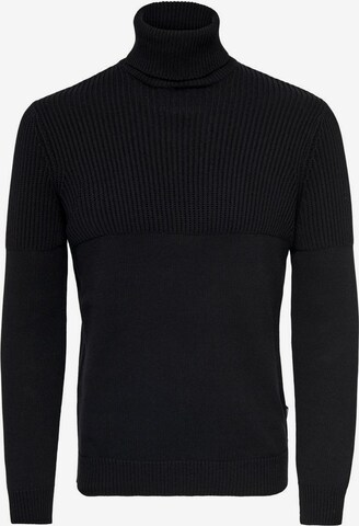 Pull-over Only & Sons en noir : devant