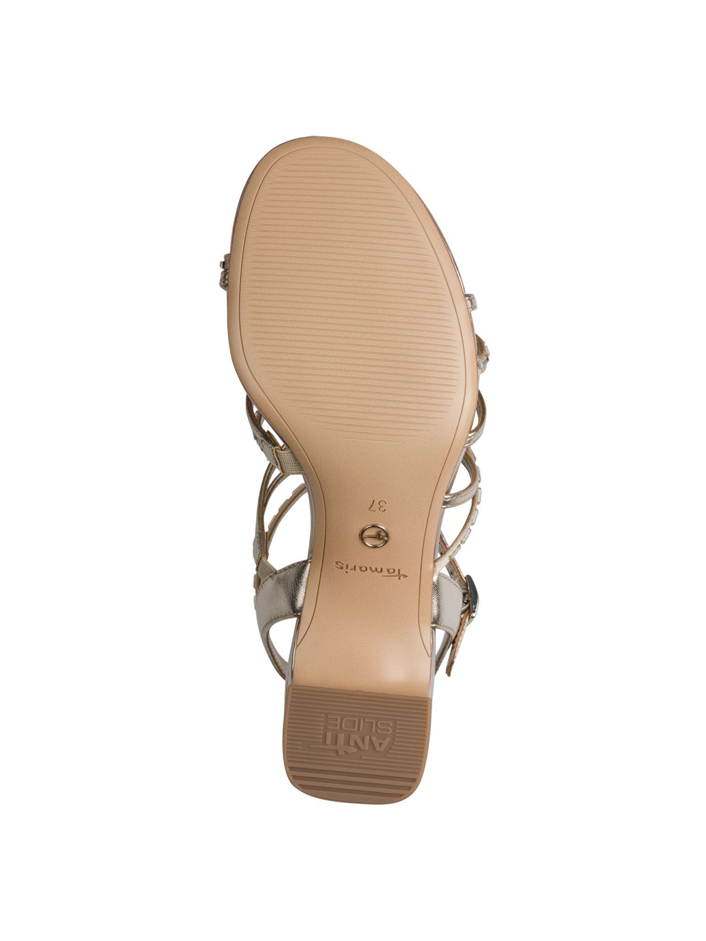 Tamaris Strap sandal in Gold