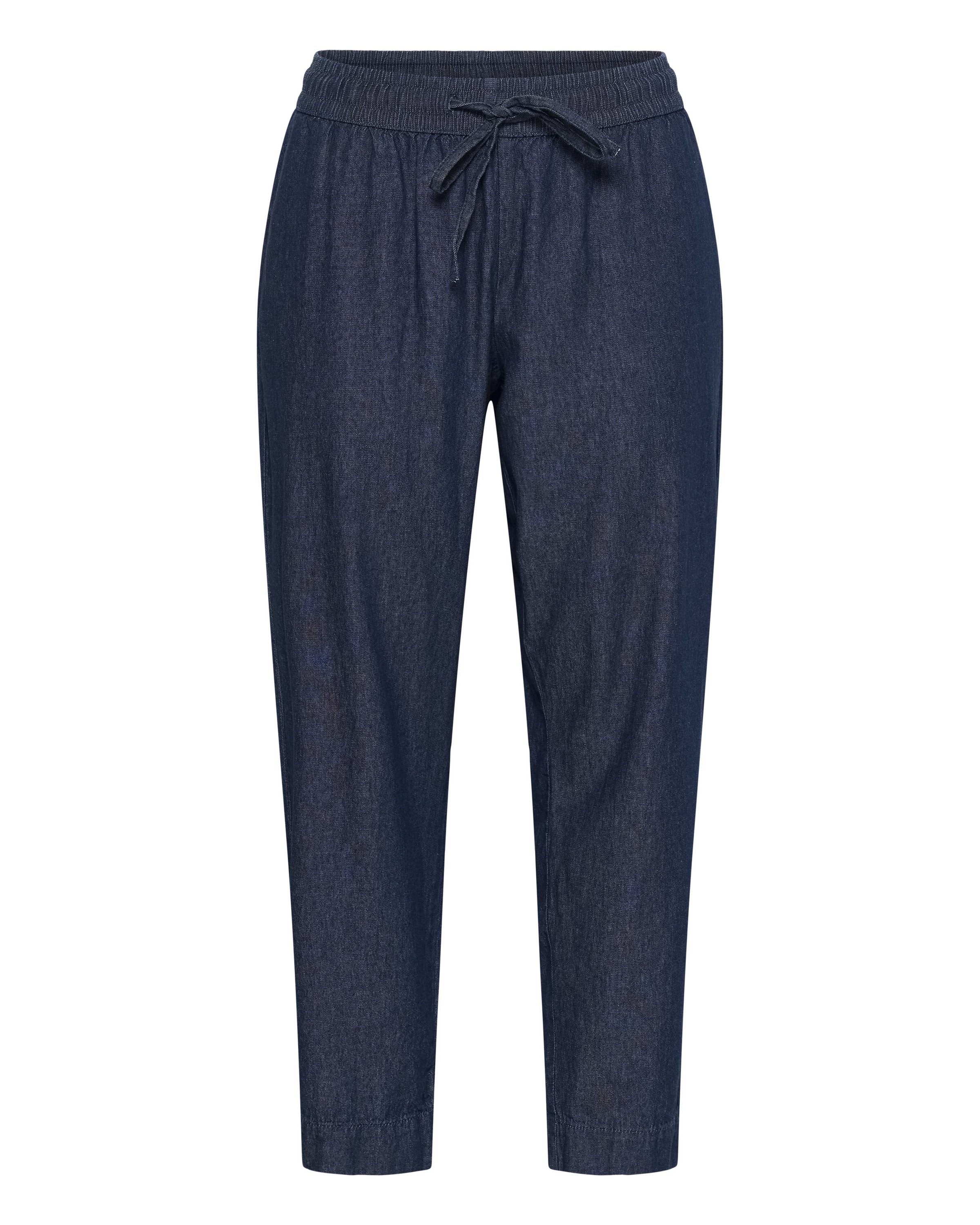 KAFFE CURVE Regular Trousers 'Jada' in Blue: front