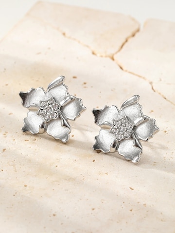 Orecchini 'Sunburst Flower Stud' di Hey Happiness in argento