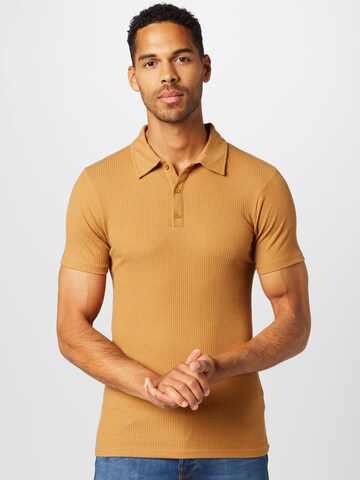 BURTON MENSWEAR LONDON Shirt in Brown: front