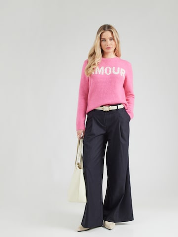 JDY Sweater 'JDYAMOUR' in Pink