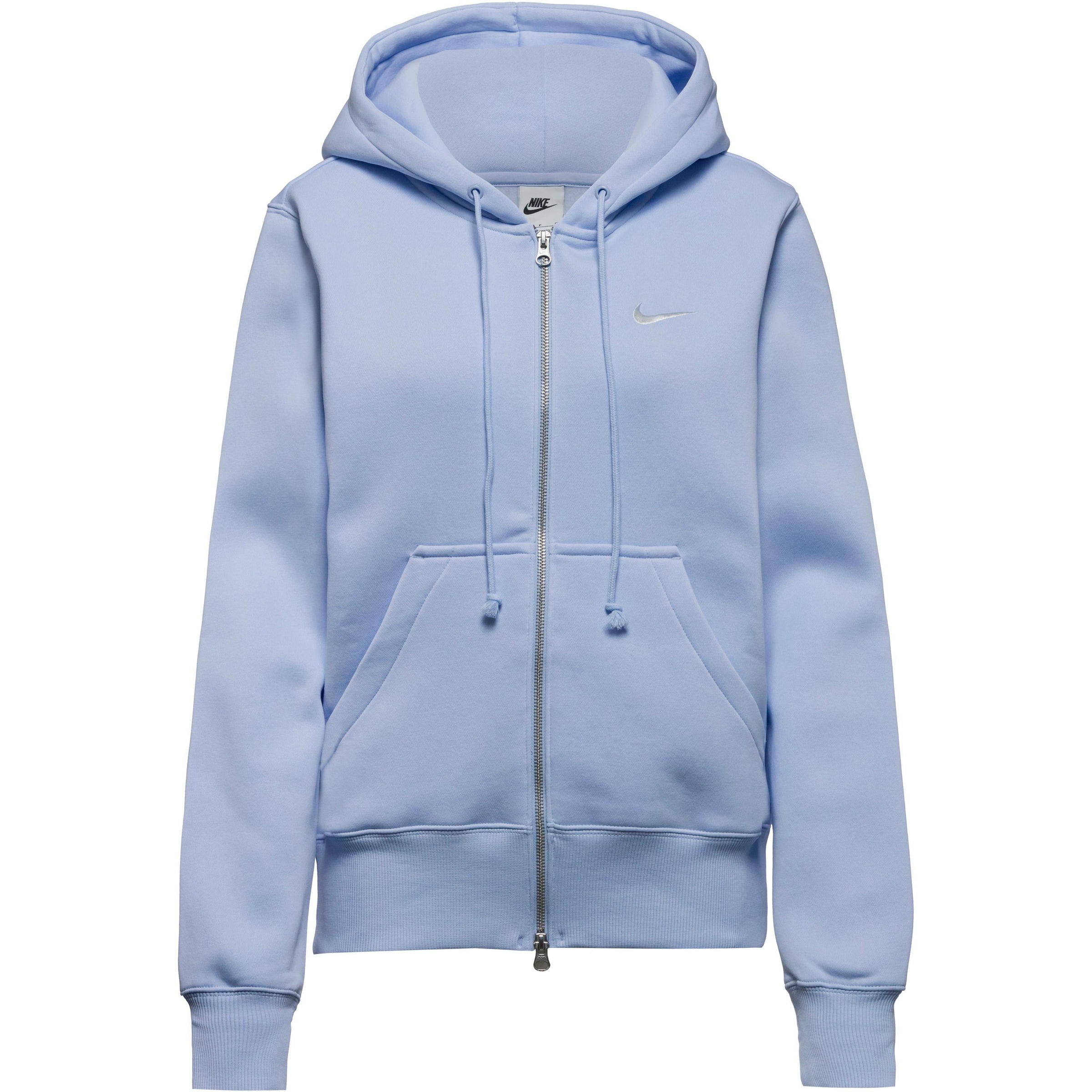 Nike Sportswear Zip-Up Hoodie 'Phoenix ' in Blue: front