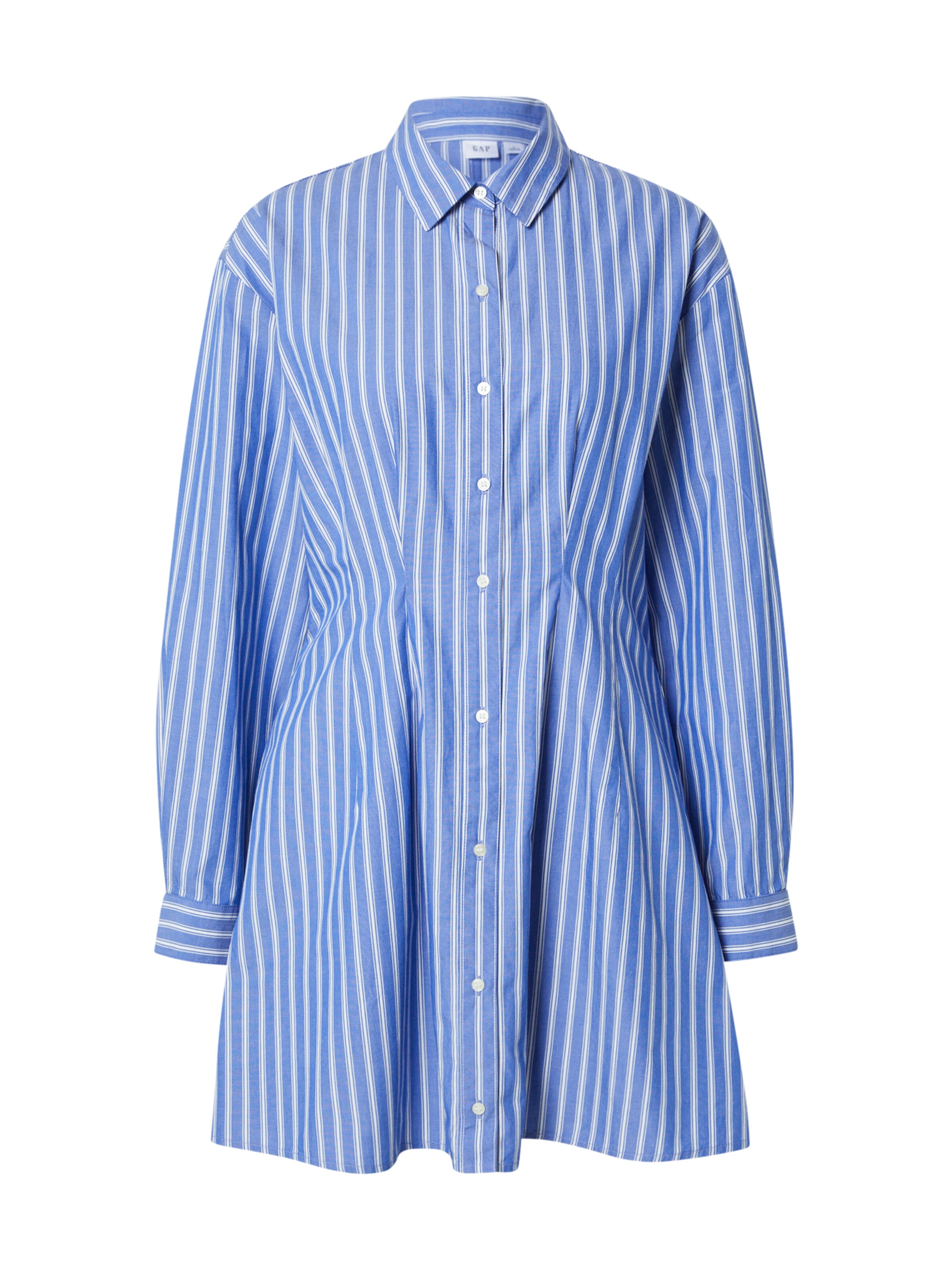 GAP Košeľové šaty - Modrá: predná strana