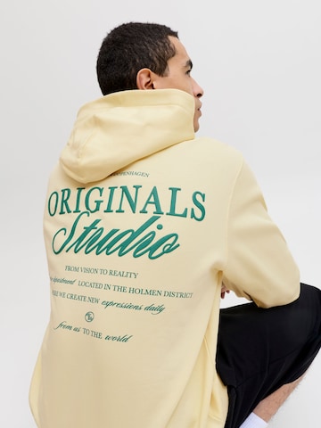 Sweat-shirt JACK & JONES en jaune