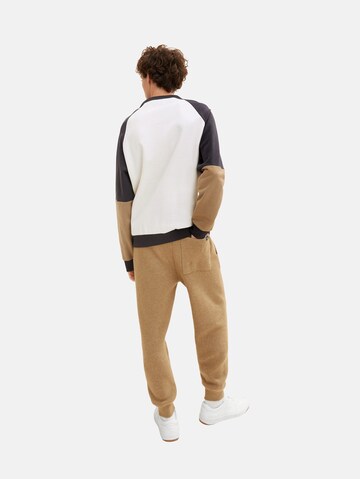 TOM TAILOR DENIM Sweatshirt in Beige