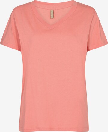 T-shirt 'DERBY' Soyaconcept en orange : devant