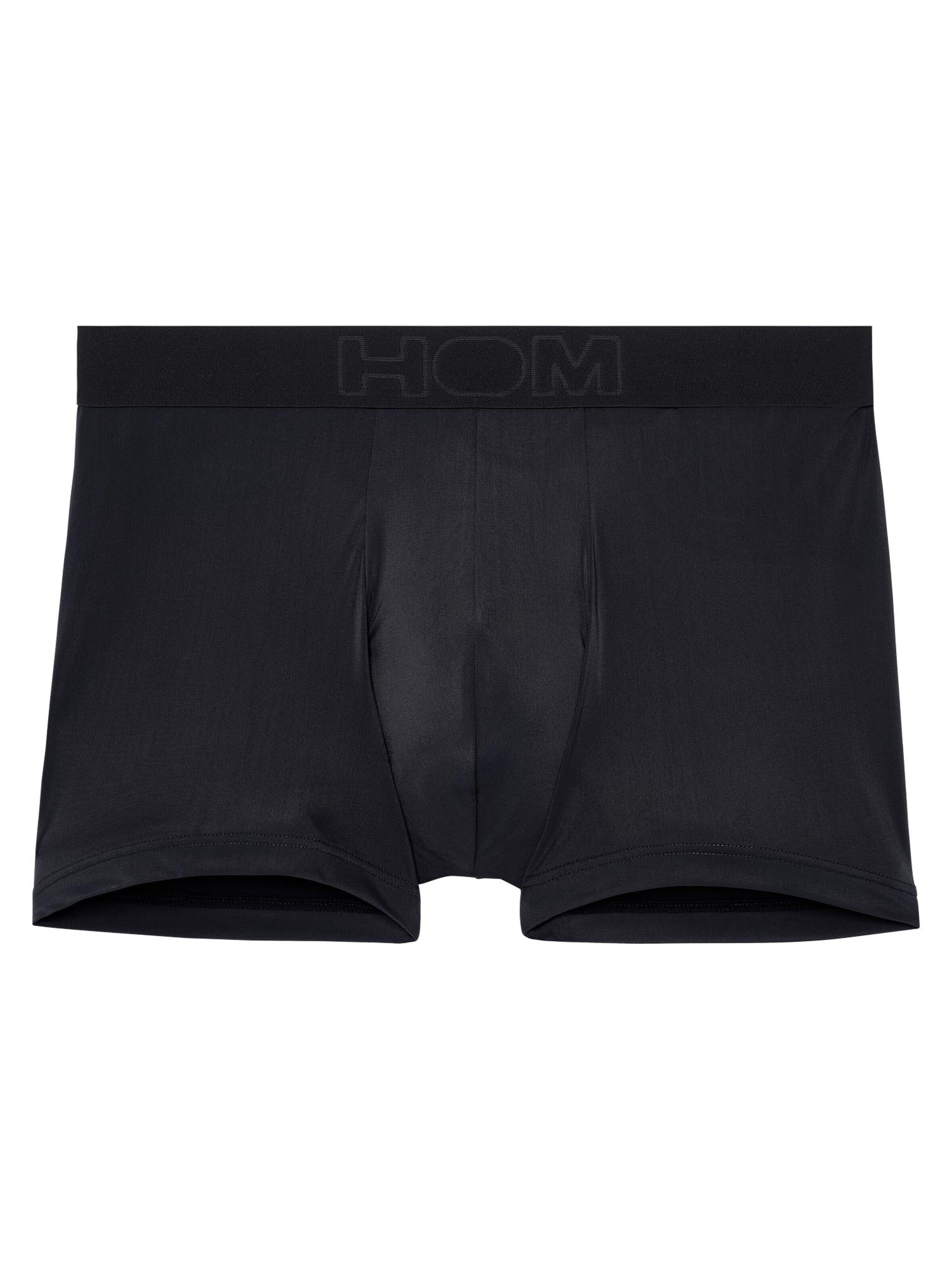 HOM Boxershorts 'Supersoft'‌‌‌‌ in Schwarz: Vorderseite