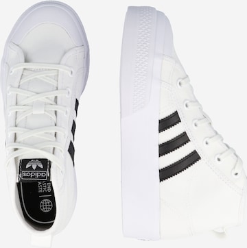 ADIDAS ORIGINALS Sneakers 'Nizza Platform Mid' i hvit