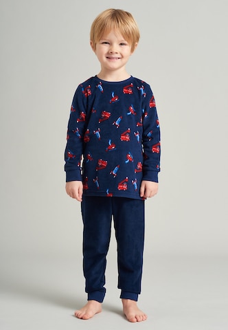 SCHIESSER Pajamas in Blue: front