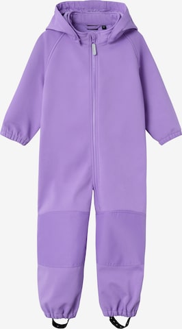 NAME IT Dungarees 'ALFA08' in Purple: front