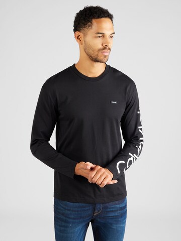 T-Shirt 'Hero' Calvin Klein en noir : devant