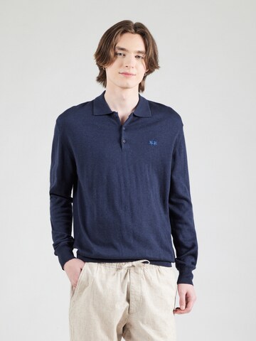 La Martina Sweater in Blue: front