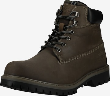 Dockers by Gerli Veterboots in Groen: voorkant