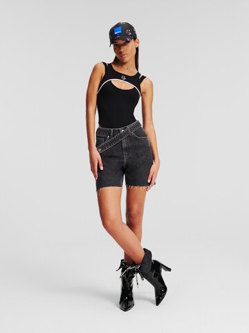 Regular Jean KARL LAGERFELD JEANS en noir