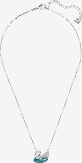 Swarovski Ķēdīte 'Iconic Swan', krāsa - tirkīza / Sudrabs, Preces skats