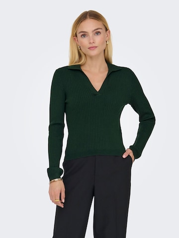 Pull-over ONLY en vert : devant