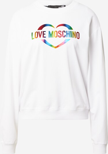 Love Moschino Sweater majica 'SPEZZ' u miks boja / bijela, Pregled proizvoda