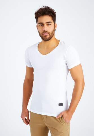 Leif Nelson Shirt in White: front