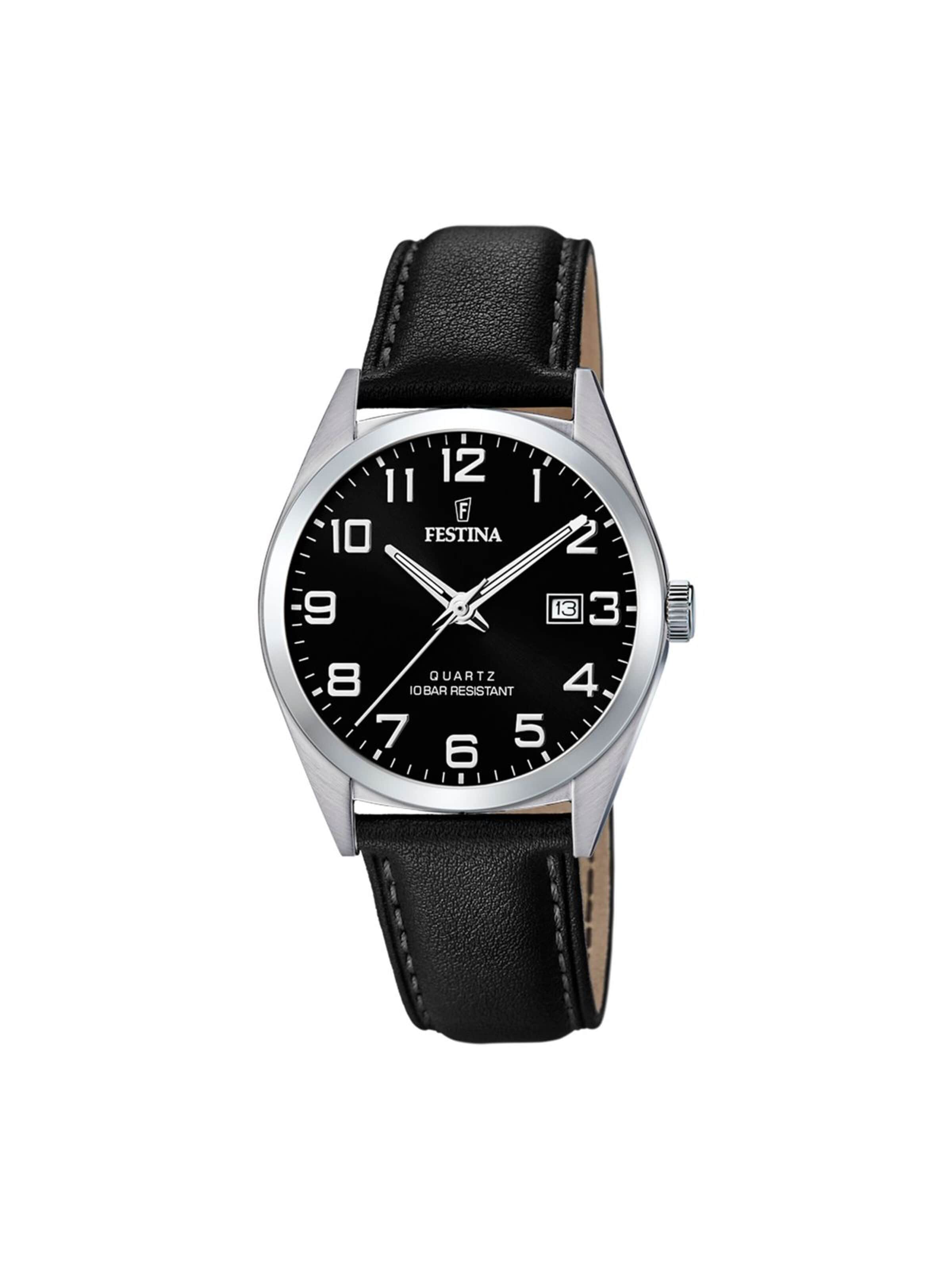 Montre à affichage analogique 'ACERO CLASICO' FESTINA en noir : devant