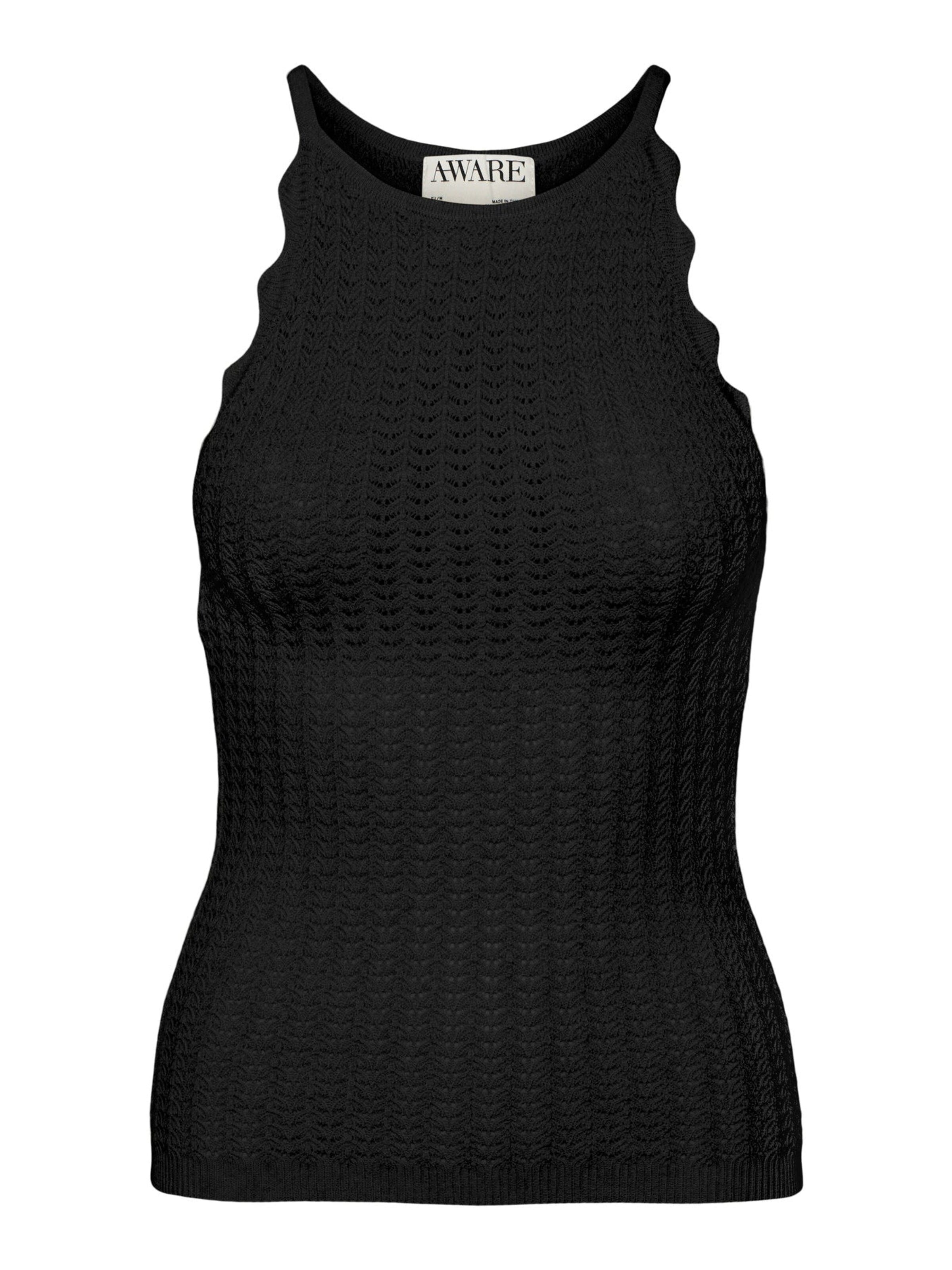 VERO MODA Top '10326562' in Zwart: voorkant